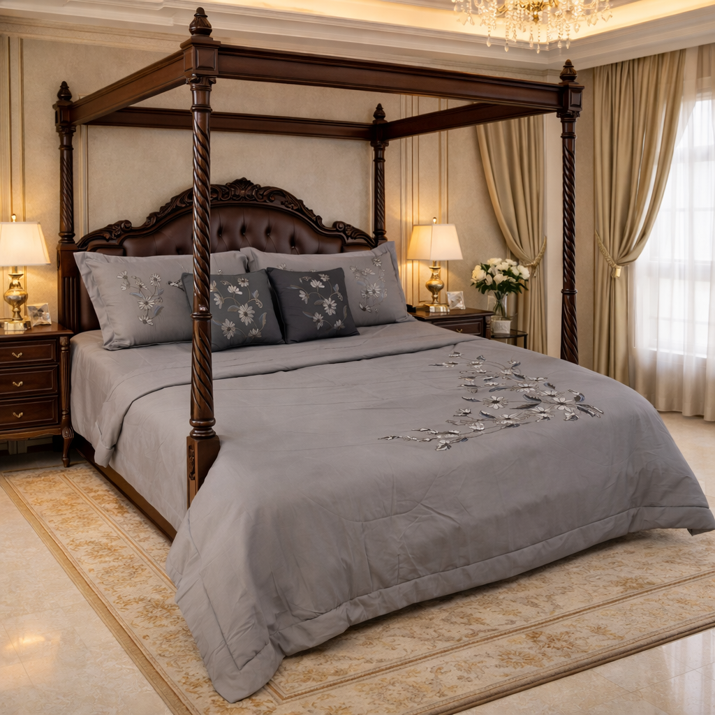 Ash Grey Bedsheet
