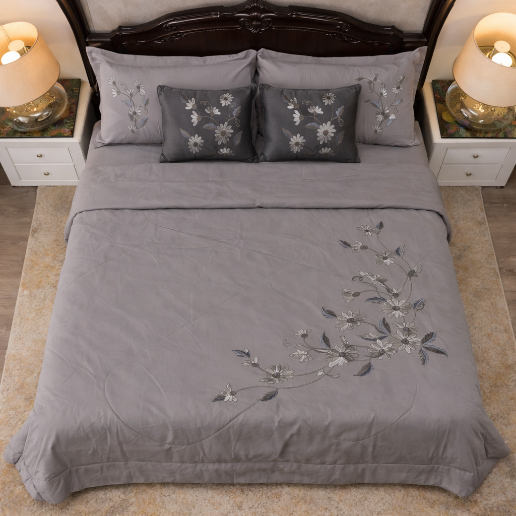 Ash Grey Bedsheet